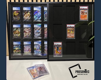 Rahmen PSA, CGC; BGS Pokemon Sport Karten Holz Case Display Sammelkarten für 9 - 12 Grading Karten