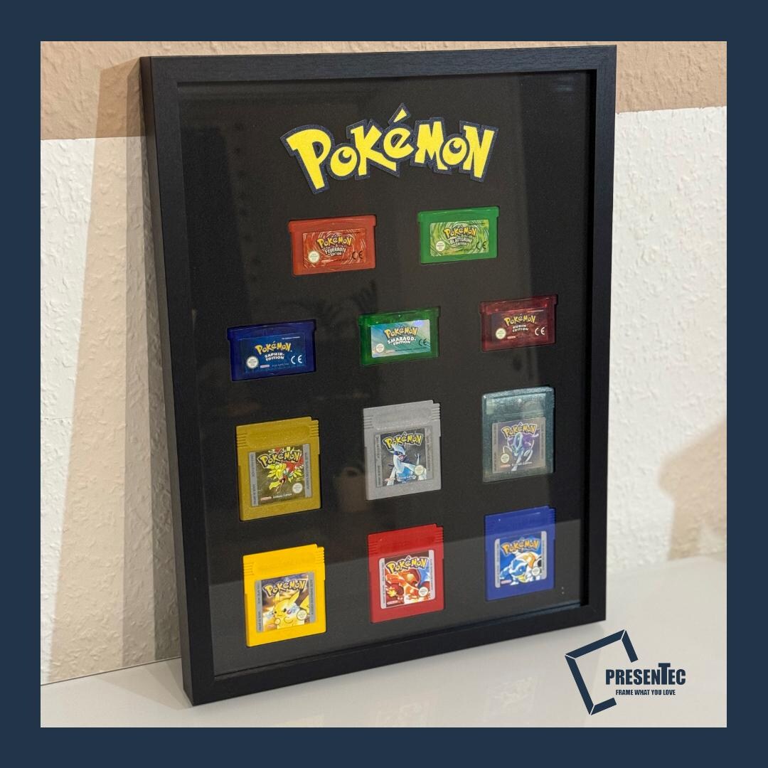 Framed Picture Frame for Pokémon Editions, Case Display, Pokémon ...
