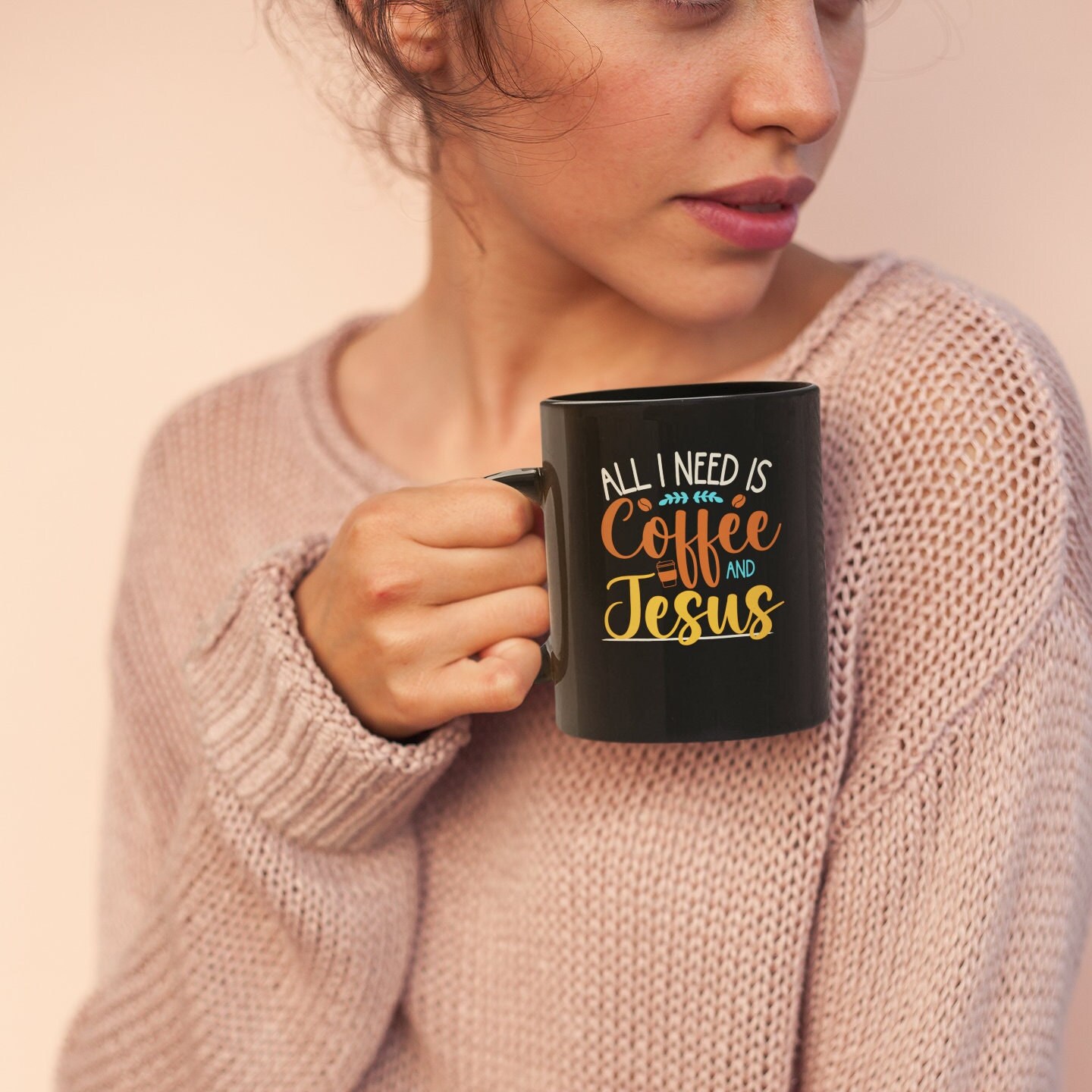 Coffee and Jesus Mug Church Mug Christian Gift Jesus and - Etsy