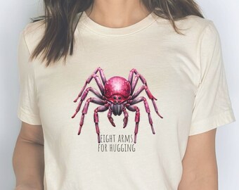 Spider Tshirt,  Spider Shirt, Jumping Spider, Cute Spider, Spider Lover Gift, Arachnid Shirt, Funny Arachnid Lover Gift, Funny Spider Tee