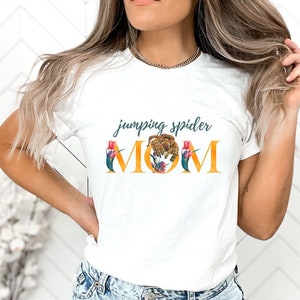 Jumping Spider Mom, Hugs not Squishes, Jumping Spider, Spider Shirt, Cute Spider, Spider Lover Gift, Arachnid Shirt, Arachnid Lover Gift