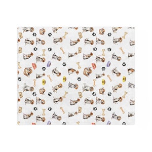 Beagle Blanket, Beagle Velveteen Minky Blanket, One Side Printed, Beagle Lover, Beagle Mom Gift, Beagle Owner Gift, Love My Beagle Gifts image 4