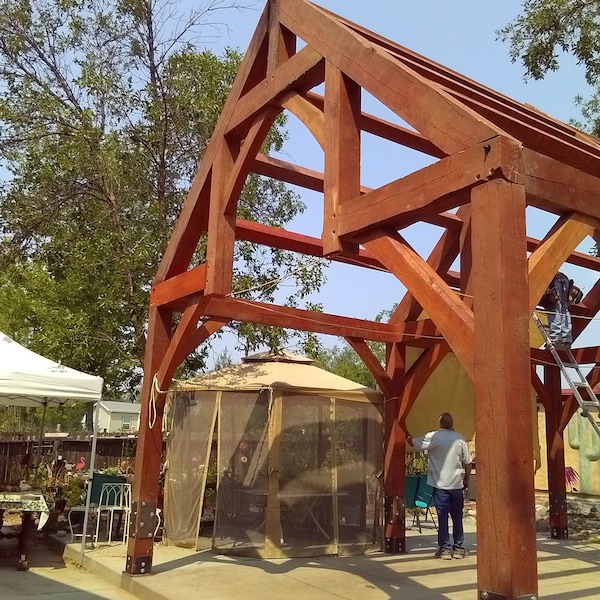 Hammerbeam Timber Frame  Pavilion