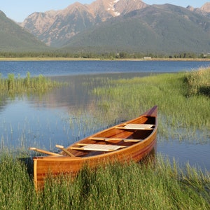 Handcrafted Cedar Strip Canoe