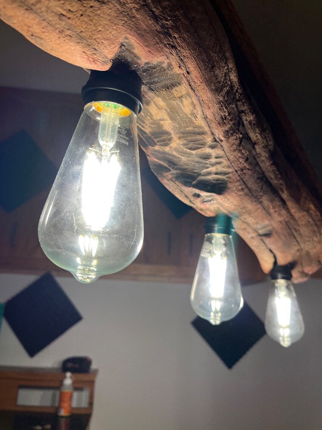 Driftwood Light - Modern, Rustic, Bohemian - Ceiling Light - Nature ...
