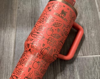 40oz The Pumpkin Spice Stanley Tumbler - Fall Doodles