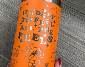 18oz Yeti Rambler Water Bottle - It's all in your head