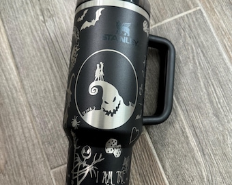 40oz Engraved Stanley Tumbler - Black NBC