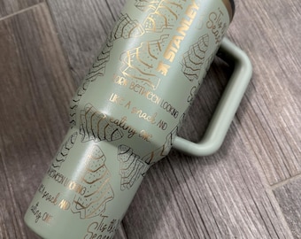 40oz Juniper Stanley Tumbler - Tis The Season