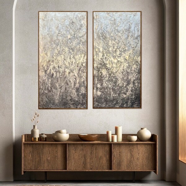 Brown and Cream Wall Art Etsy UK