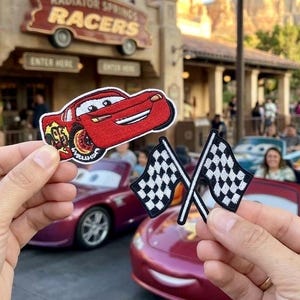 Lightning Mcqueen Iron On Patch - Cars Embroidered Patch
