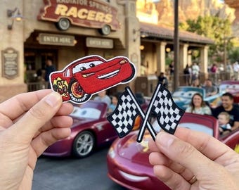 Lightning Mcqueen Iron On Patch - Cars Embroidered Patch