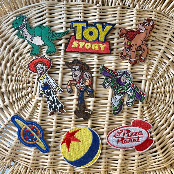 Toy Story Iron On Patches - Woody Patch - Buzz Lightyear Patch - Disney Pixar Patch
