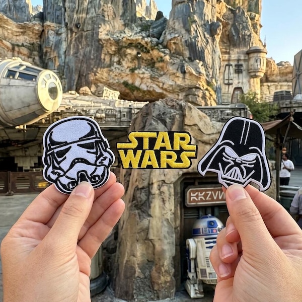 Darth Vader Embroidered Patch - Stormtrooper Iron On