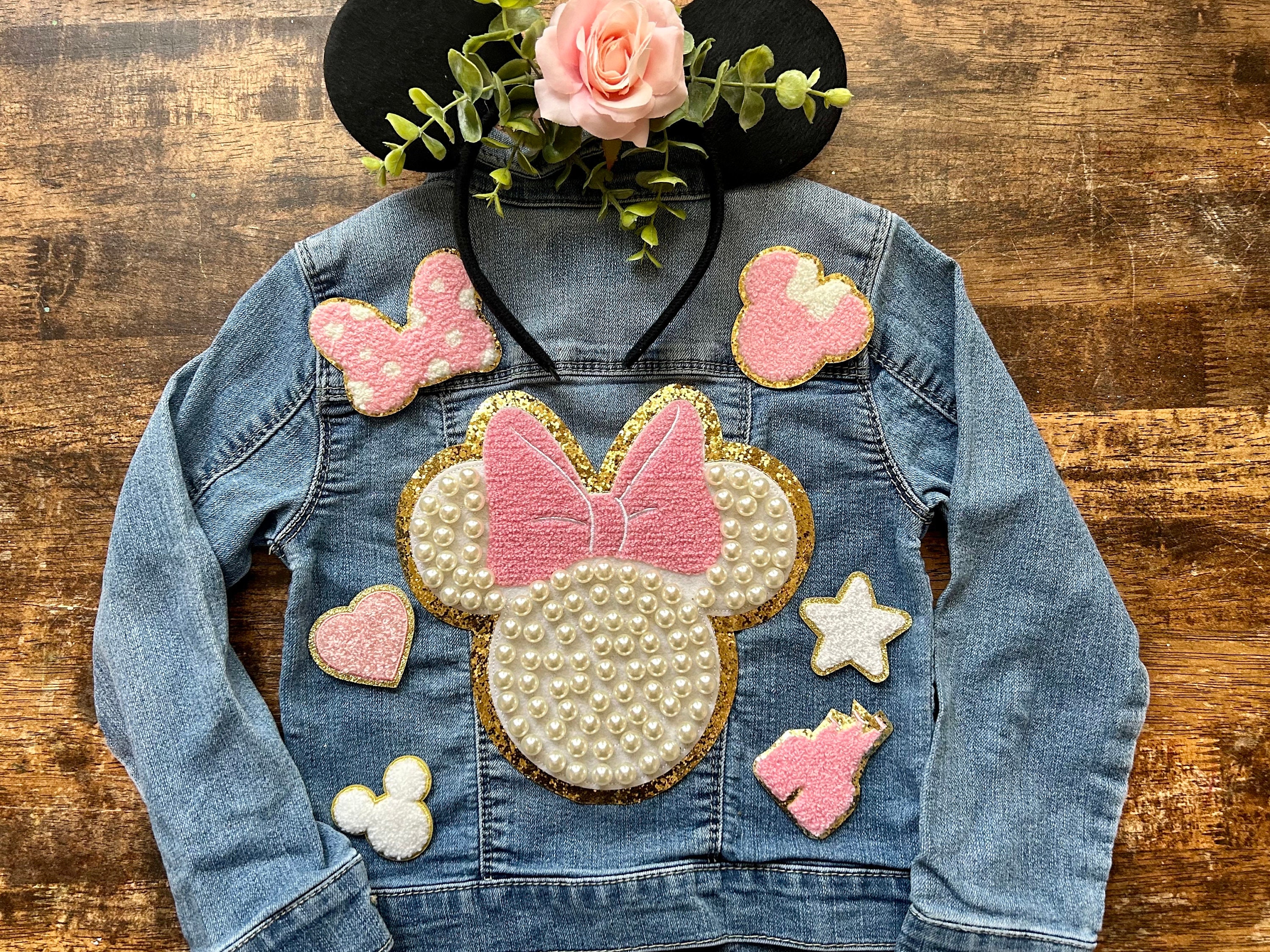 Large Sequin Mickey Mouse Star Patch, Disney Iron on & Sew on Patches,  Embroidery Patches for Denim Jacket, Patches for Jeans, Patches Set 