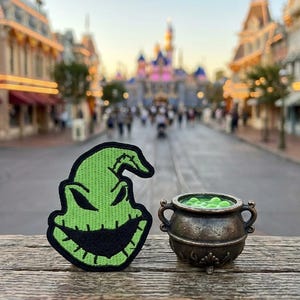 Disney Oogie Boogie Halloween Patch - Oogie Boogie Iron On Halloween Patch