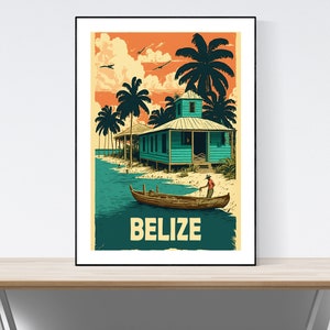 Big Boat, Little Boat, yachting in Belize, Caribbean Wood Print by