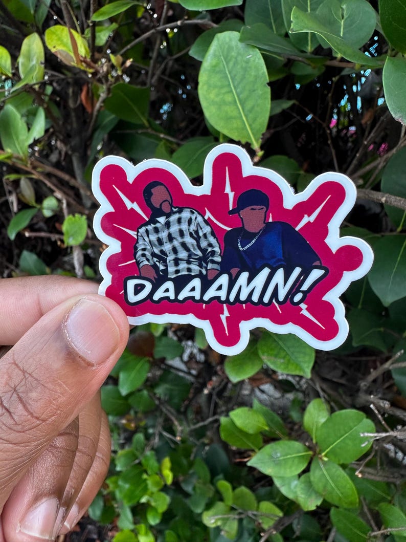 Friday Movie Sticker - Craig & Smokey Daaamn Decal - Vinyl - Etsy