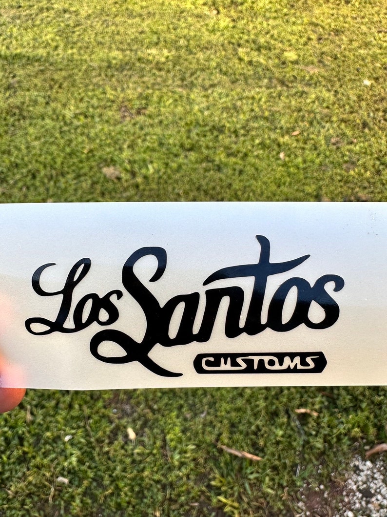 Los Santos Customs Vinyl Decal Etsy Canada