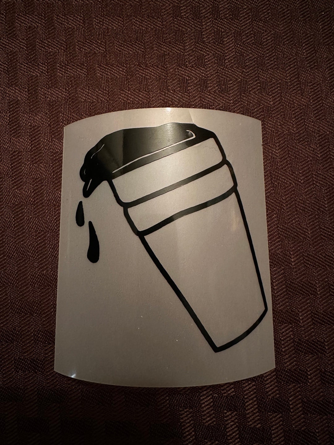 Double Cup Vinyl Decal - Etsy