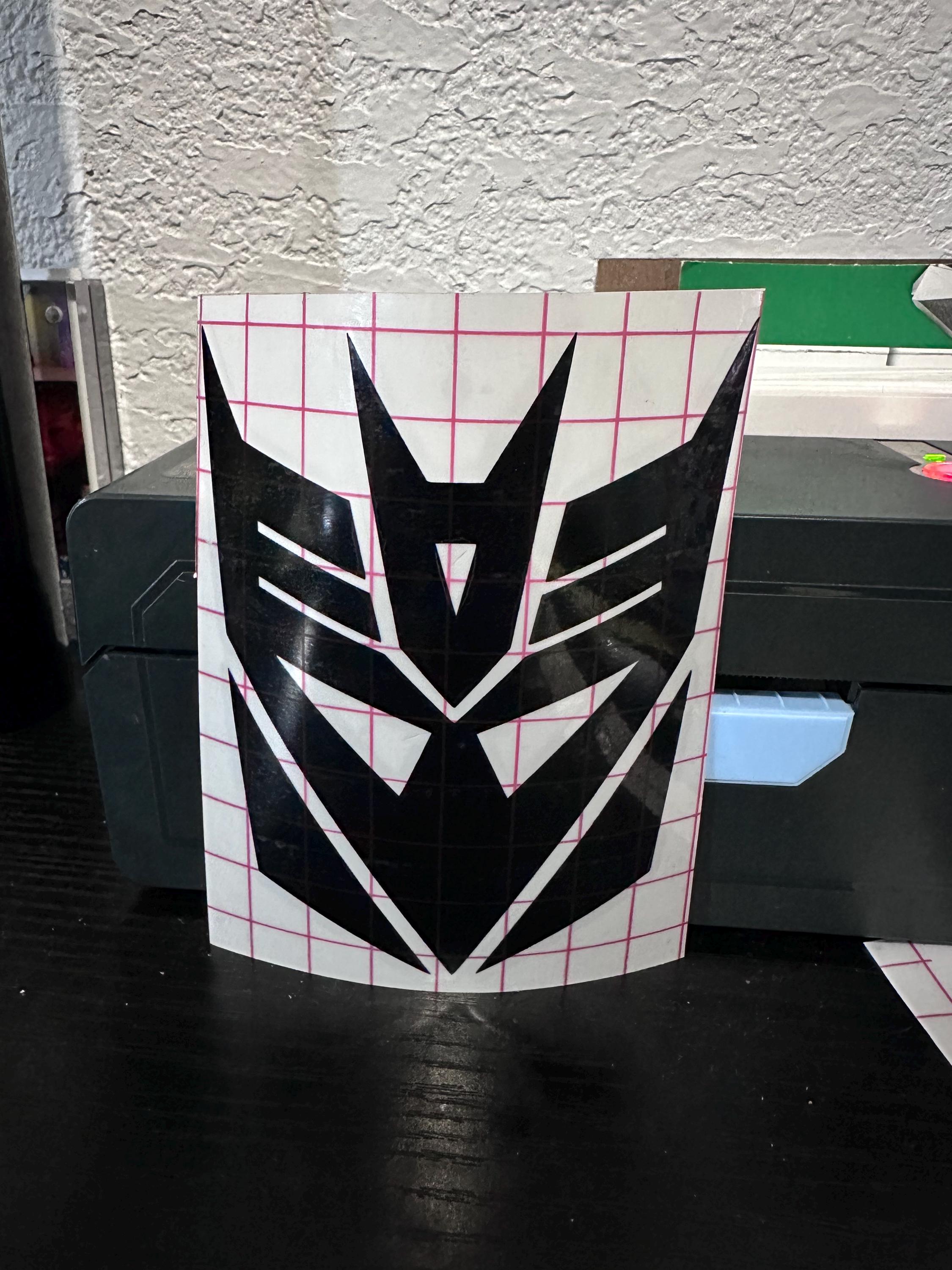 Robot Icon Vehicle Badge Decepticon 3D Adhesive Emblem Badge - Foto 9