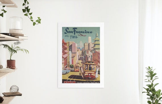 Wall Art from Japan, Egypt, France, Ireland, Italy, USA(America) | Art |7 Vintage Travel Posters |Travel Holiday Wall Art Gift