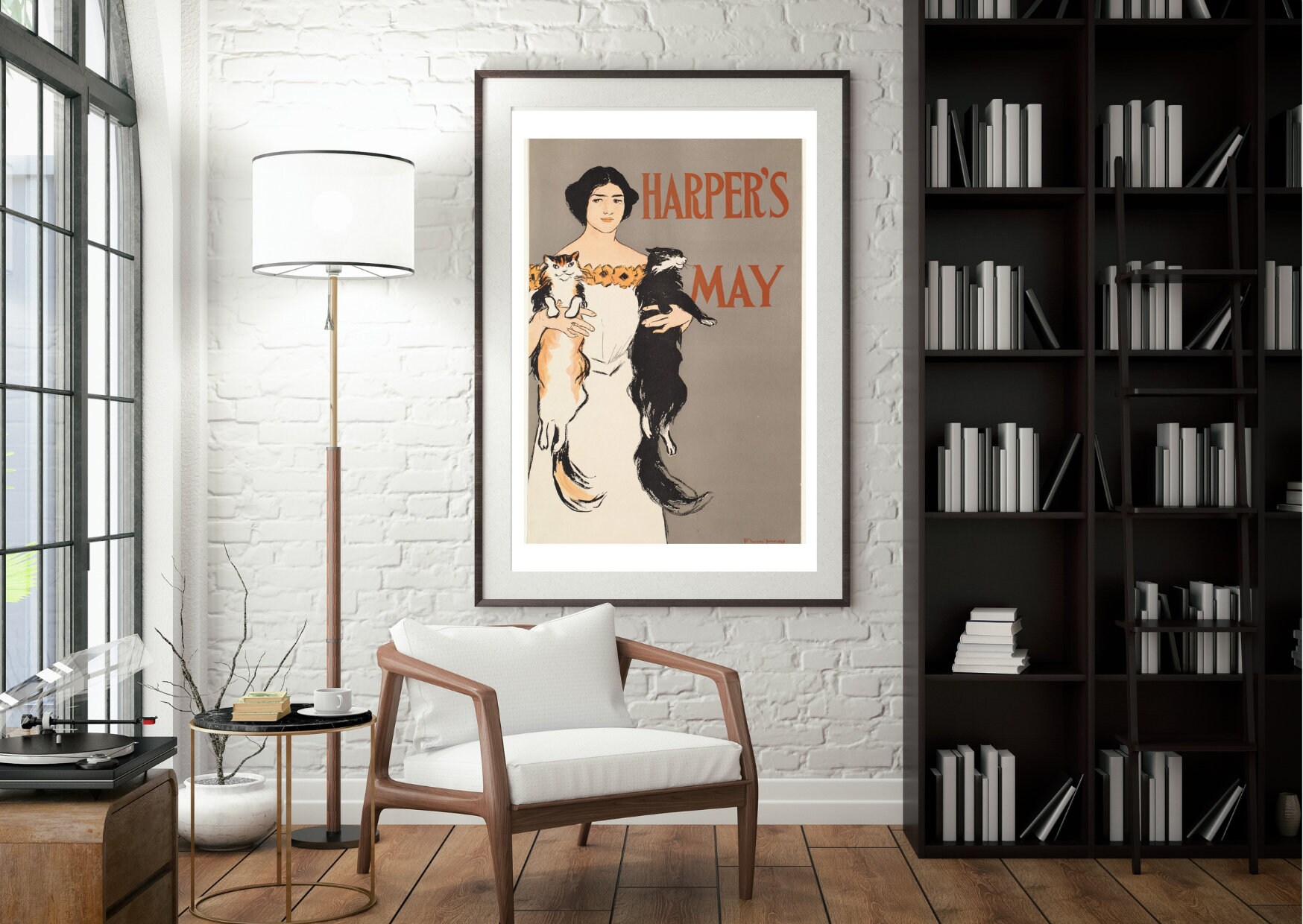 HARPER'S Magazine | Wall Set | 12 Prints | 1900 | Vintage Retro Posters ...