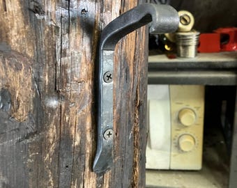 Hand Forged Wall Mounted Bottle Opener: Blacksmith Style