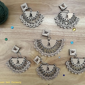 Cast-On Counting Number Stitch Markers for Knitters and Crocheters