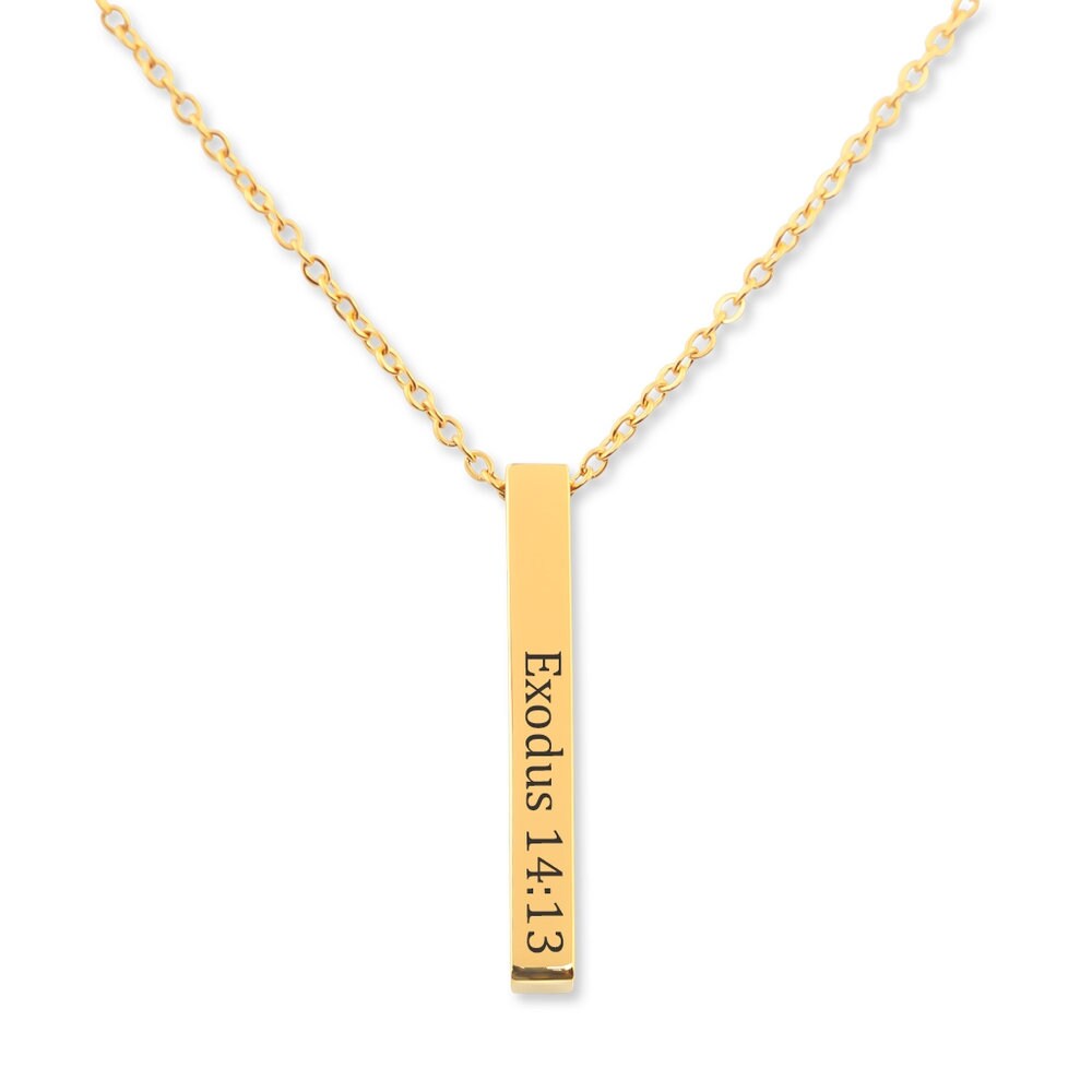 Bible Verse Engraved Silver Necklace I Handmade Present I Communion Gift I Communion Jewelry I Minimalist Birthday Pendant I Godmother