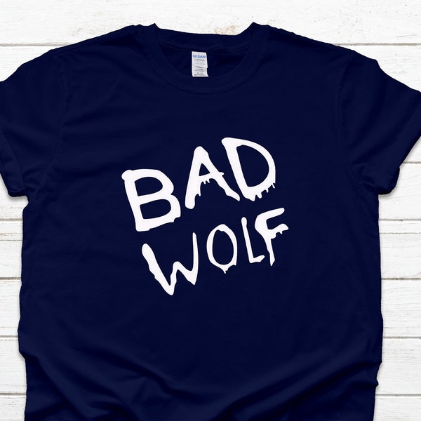 Doctor Who Sci-fi Bad Wolf Rose Tyler Unisex Graphic Tee Adult S-2XL