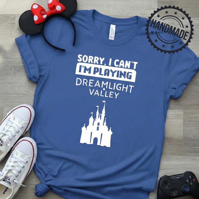 Sorry I Cant Im Playing Dreamlight Valley Shirt, Funny Gamer Tee, Cozy Gaming Merch image 1