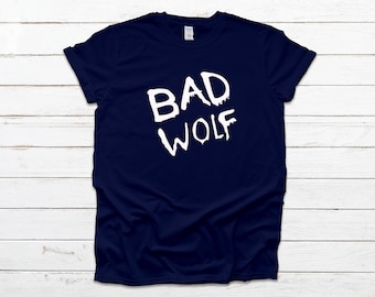 Doctor Who Sci-fi Bad Wolf Rose Tyler Unisex Graphic Tee Adult S-2XL