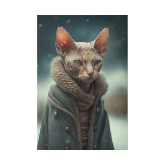 Cat wearing winter jacket  Cats, Winter jackets, Cat photo