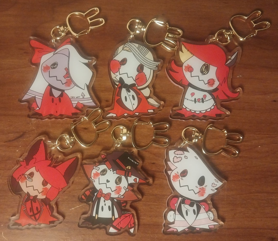 Hazbin Hotel X Mimikyu Keychain - Etsy