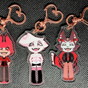 Hazbin Date Night Double sided Keychains