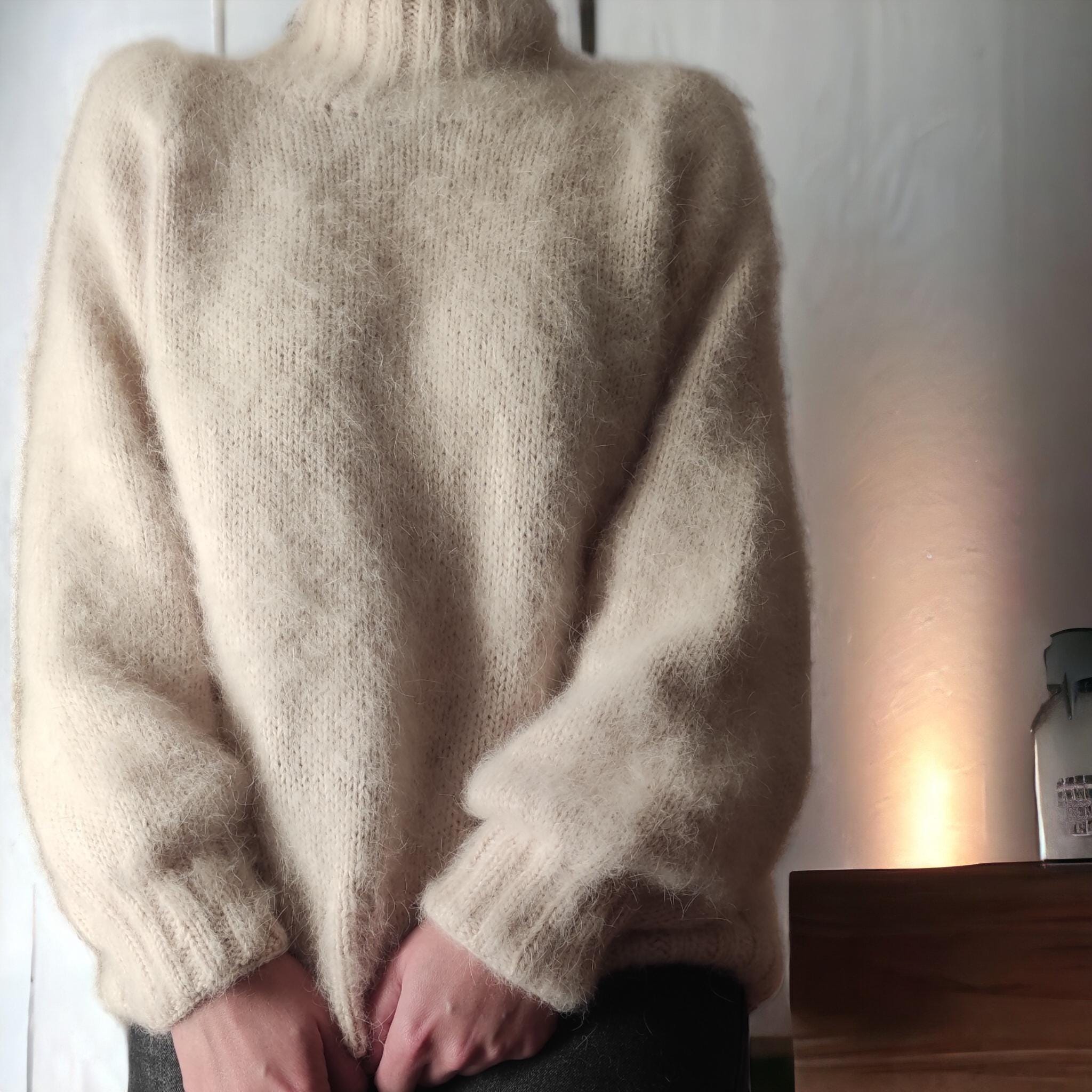 【WV PROJECT】22FW★ Fluffys turtleneck knit Amazon.com: Women Girl Fluffy Fuzzy Sweater Pullovers Jumper