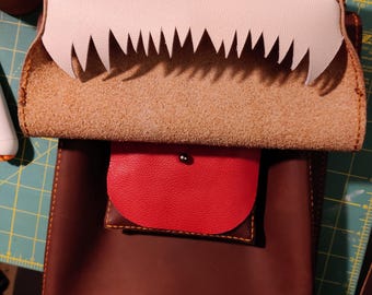 Leather Mimic Satchel