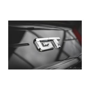 Canvas Print, Ford Mustang Emblem Wall Art Decor - Home Decor, Gift, Car Enthusiast, Man Cave, Garage Decor