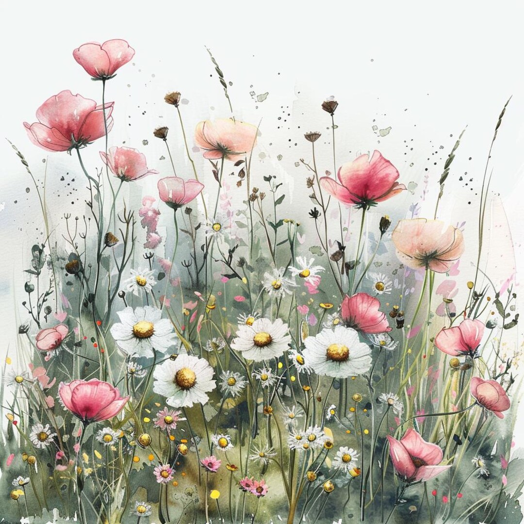 Kappy水彩画　花が咲く森　値段は※900円です il_1080xN.6900699859_46hx.jpg