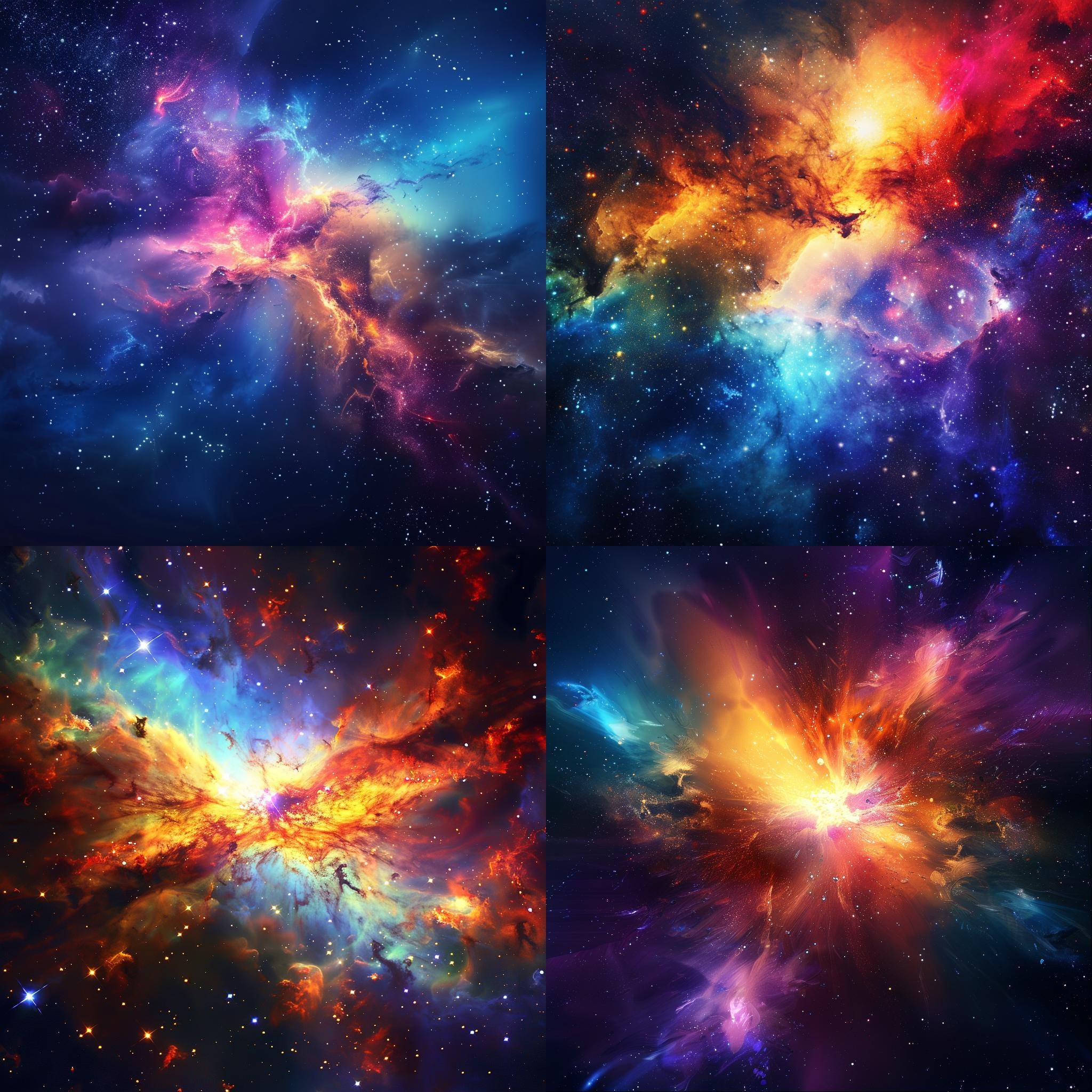 Galaxy Nebula Clipart, Colorful Space Design (digital Download) - Etsy