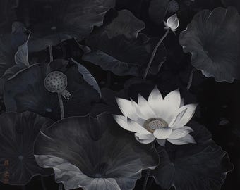 蓮の花のクリップアート28点、花のイラスト、睡蓮のグラフィック