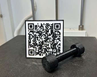 Custom QR Code Trailer Hitch Cover Fits 2