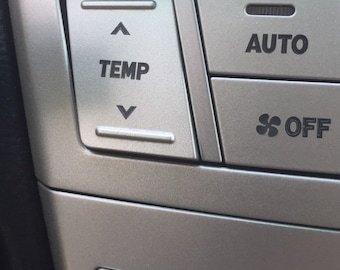 04-09 Lexus RX330, RX350 and RX400H Temperature Button Repair Kit