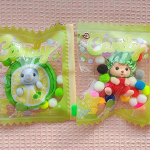 Sylvanian Family  Keyring |Blind Bag Fruit Series |Calico Critter Keychain|Animal Keyring|Bag Charm