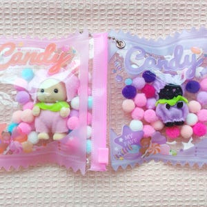 Sylvanian Family  Keyring |Blind Bag Fruit Series |Calico Critter Keychain|Animal Keyring|Bag Charm
