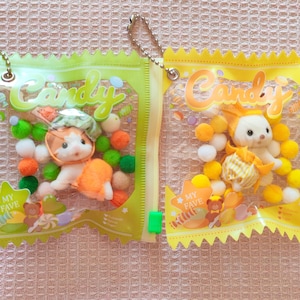Sylvanian Family  Keyring |Blind Bag Fruit Series |Calico Critter Keychain|Animal Keyring|Bag Charm