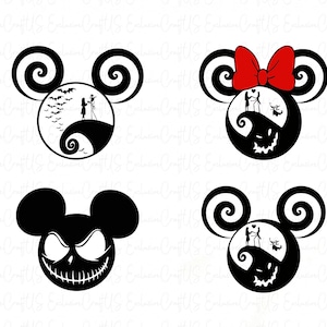Halloween SVG Bundle, Mouse Head SVG, Halloween Sublimation svg, Halloween Cartoon svg, Mickeyy Halloween svg, Minniee Halloween svg, png
