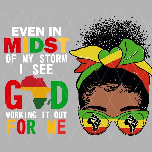 Even in the Midst of the Storm I See God Working It Out Png