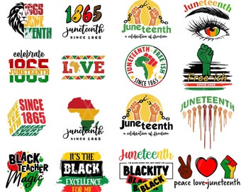 Bundle Juneteenth SVG , juneteenth svg for cricut, juneteenth svg for men, black history svg, 1865 juneteenth svg, afro woman svg